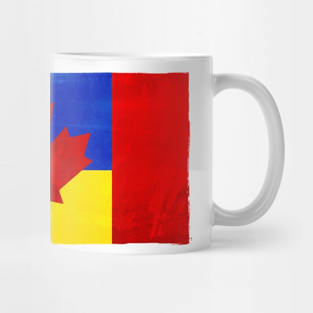 CANKRAINE FLAG - Canada & Ukraine by INLE Designs